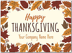 Select a verse or write your own. Leaf Border Name Card D8119U-4B